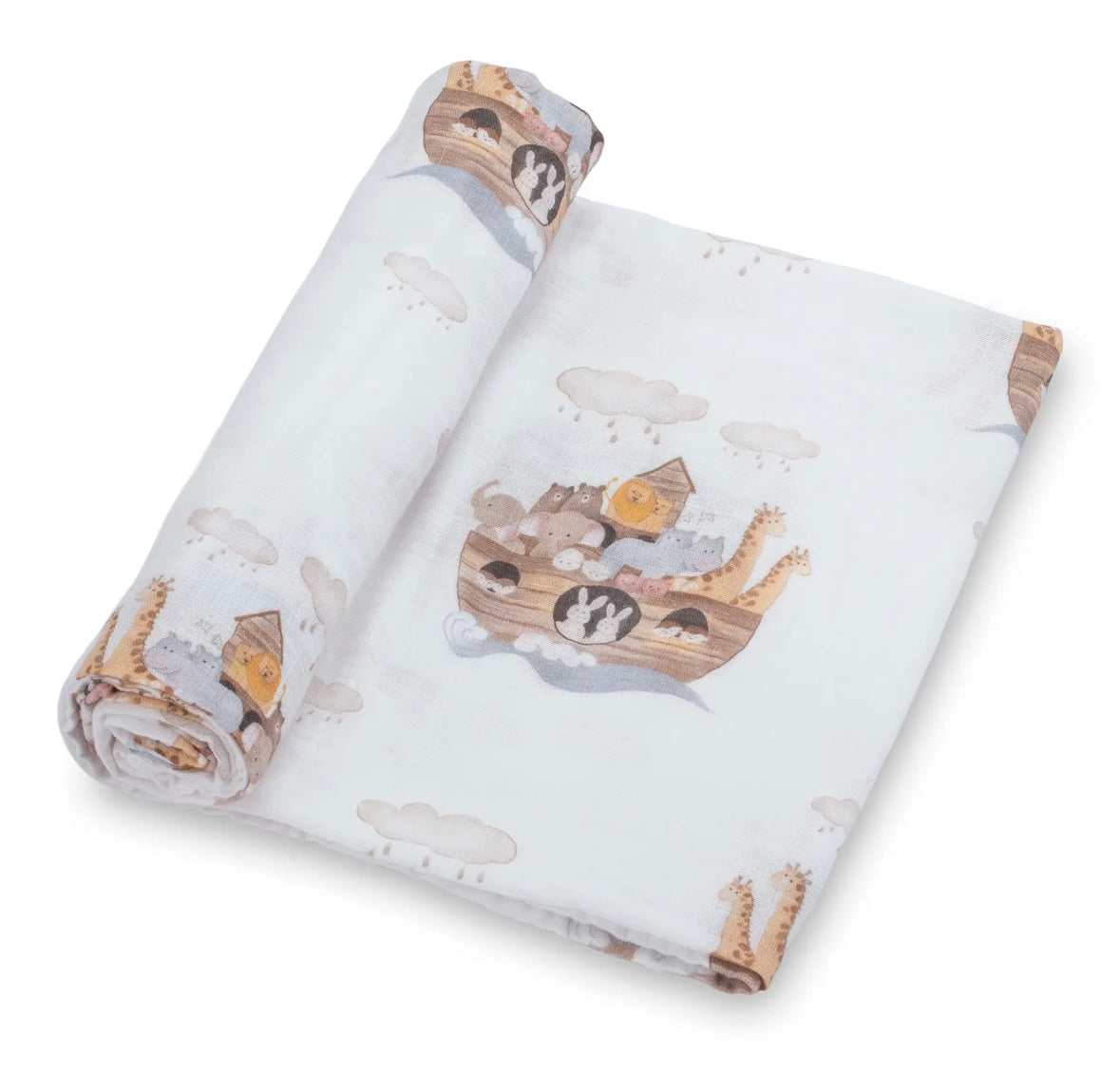 Muslin Noah's Ark Swaddle