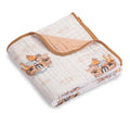 Muslin Quilt Baby Blanket Noah's Ark