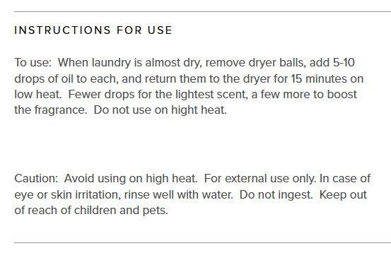 Laundry Oil, Fresh Linen