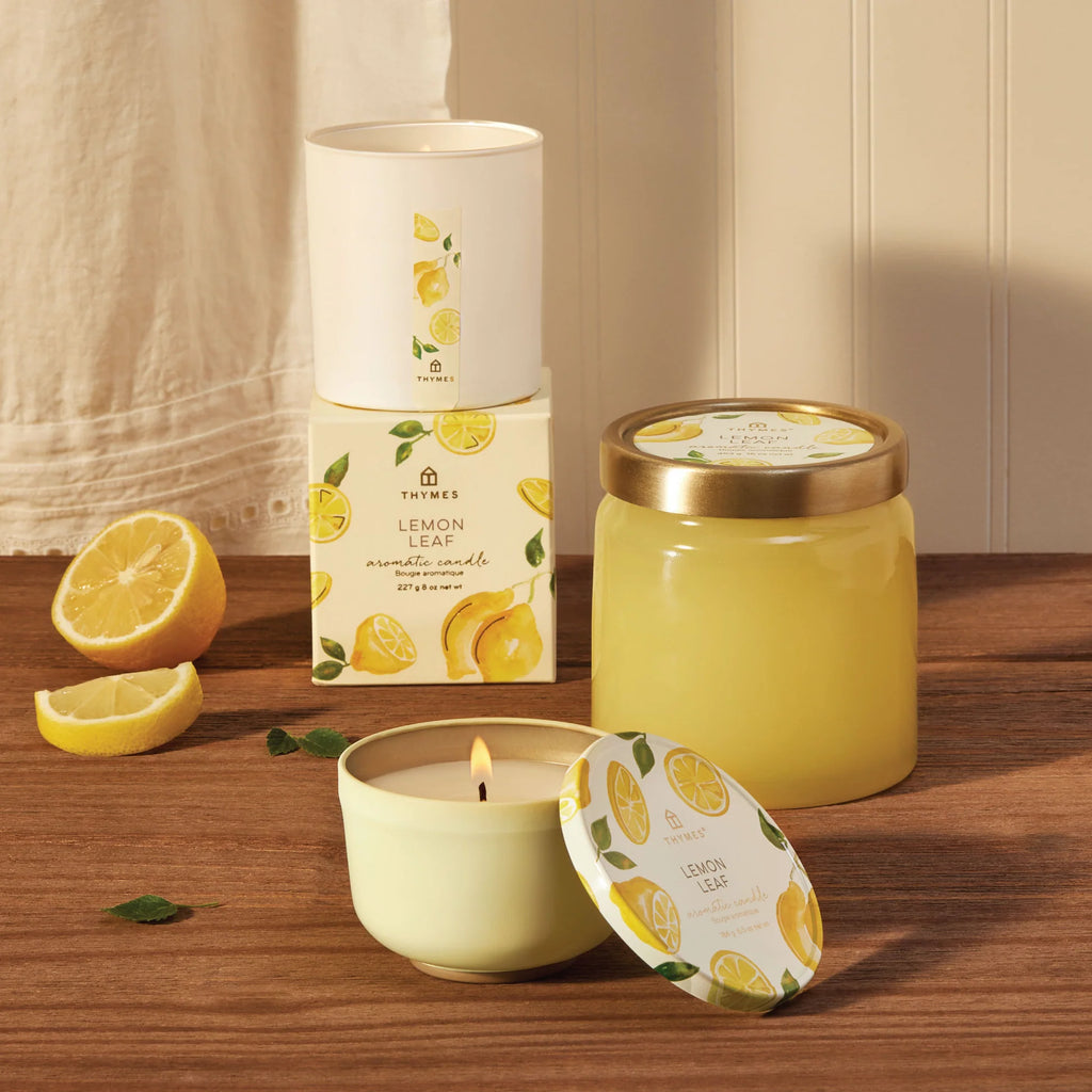 Lemon Leaf Poured Candle