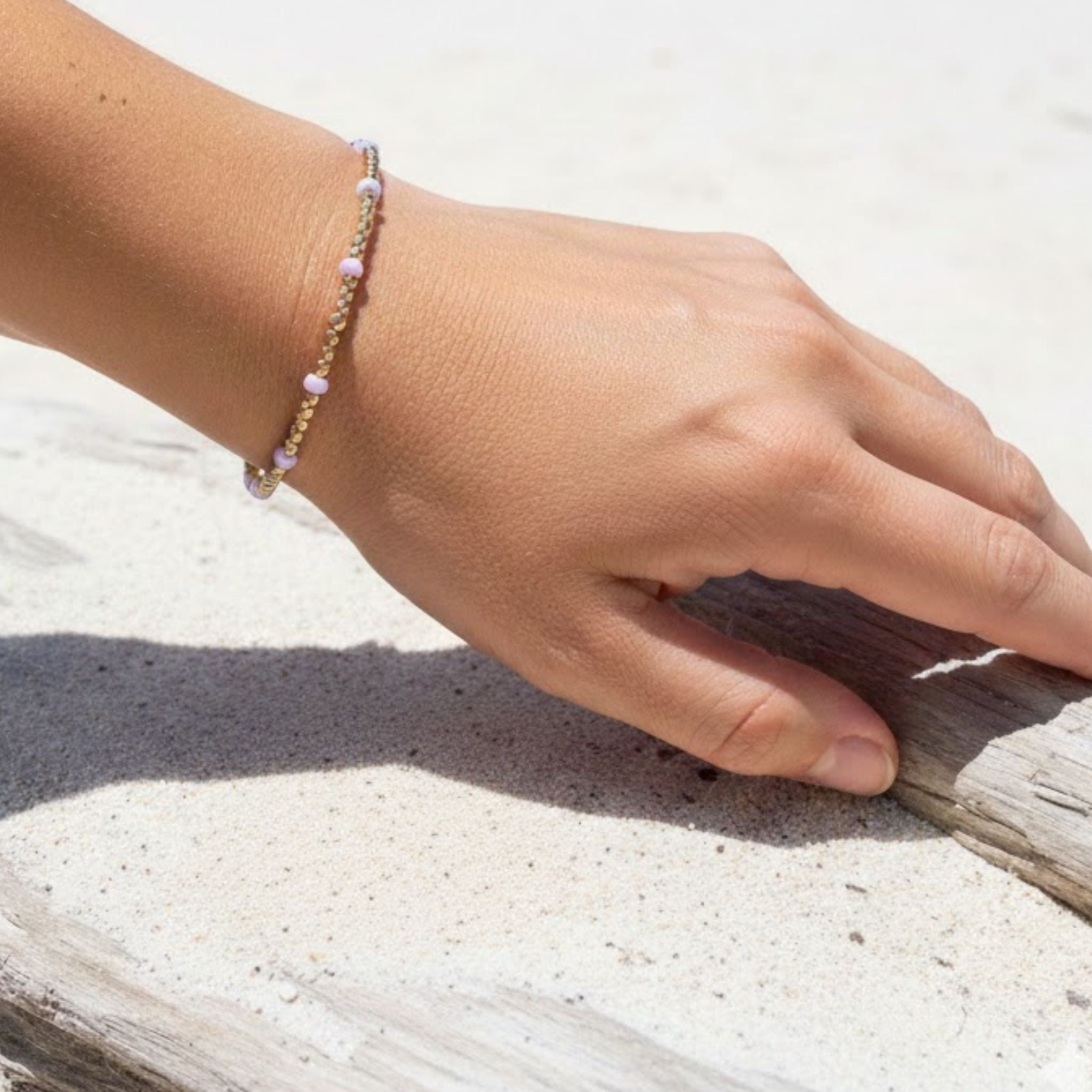 Lilac Dainty Poppi Bracelet