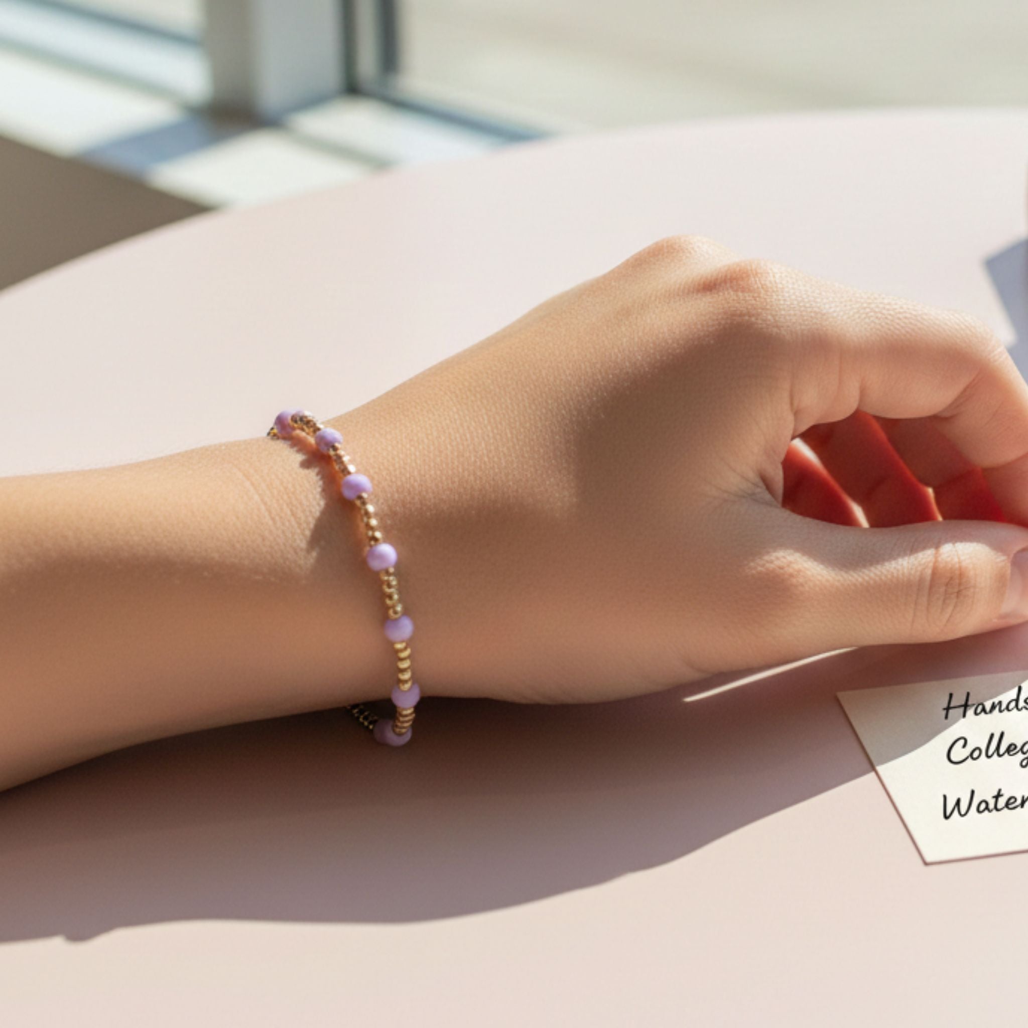 Lilac Dainty Poppi Bracelet