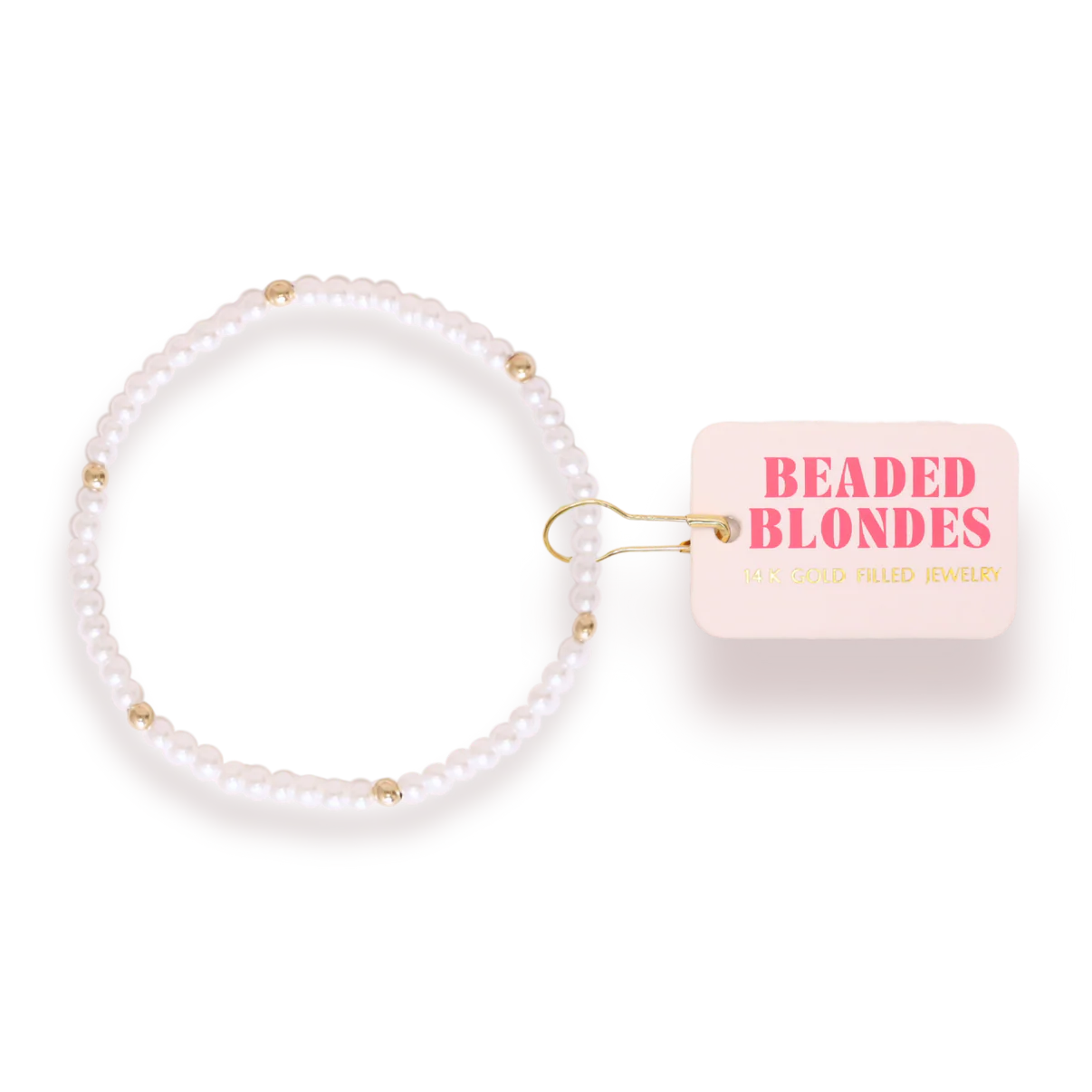 Lilly Pearl Bracelet in Gold