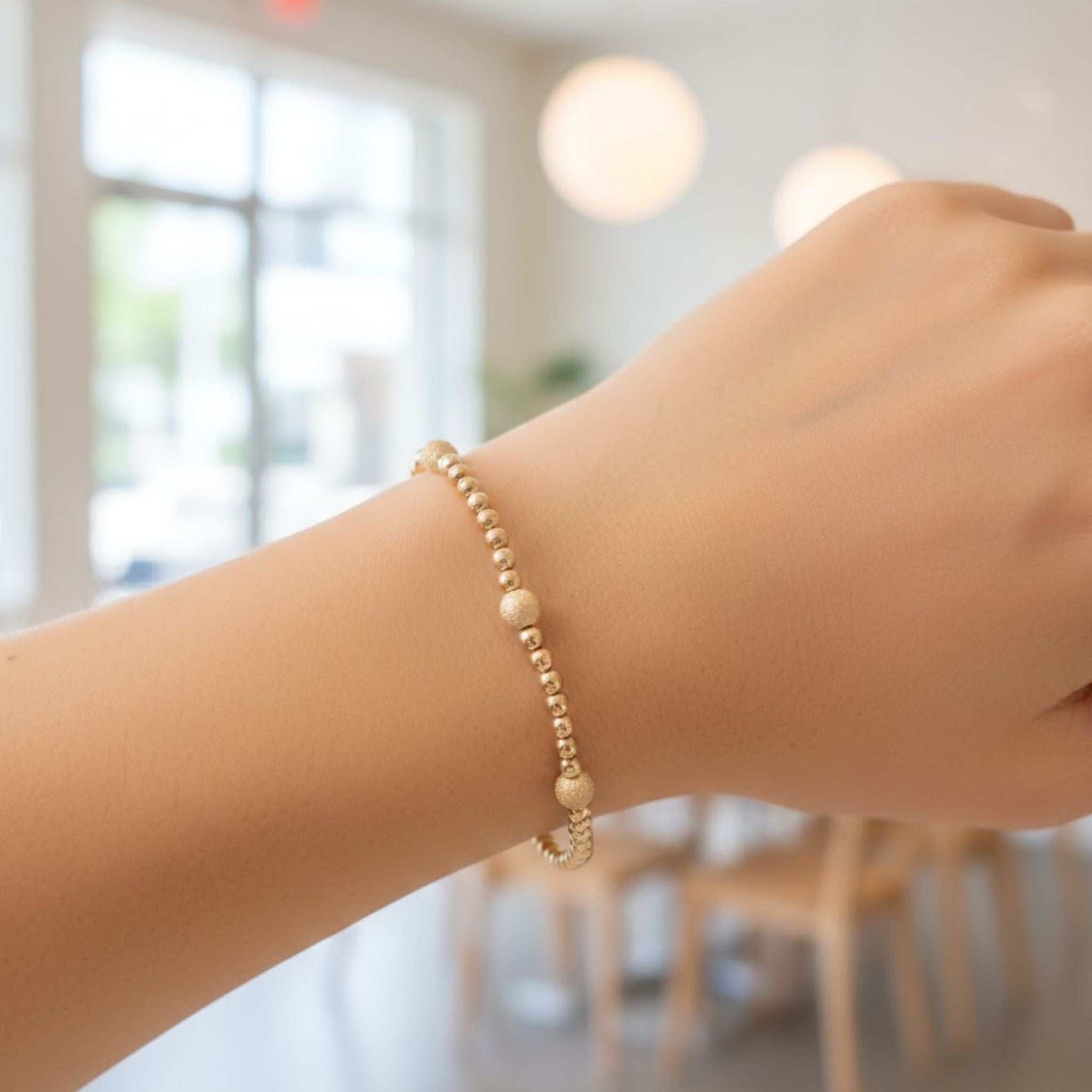Madi Pearl Bracelet in Gold