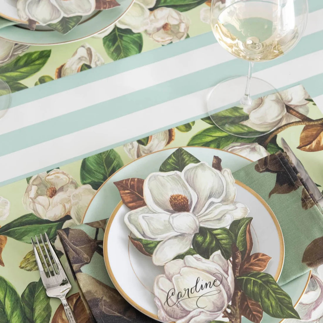 Hester & Cook Seafoam Classic Stripe Runner - 20" x  25'