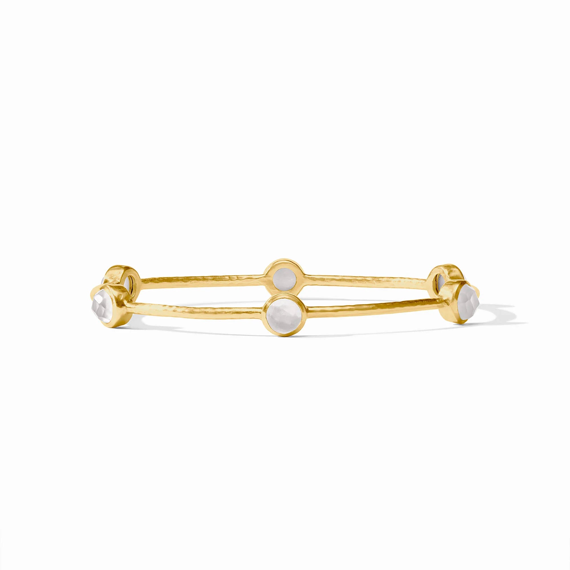 Milano Luxe Bangle-Iridescent Clear