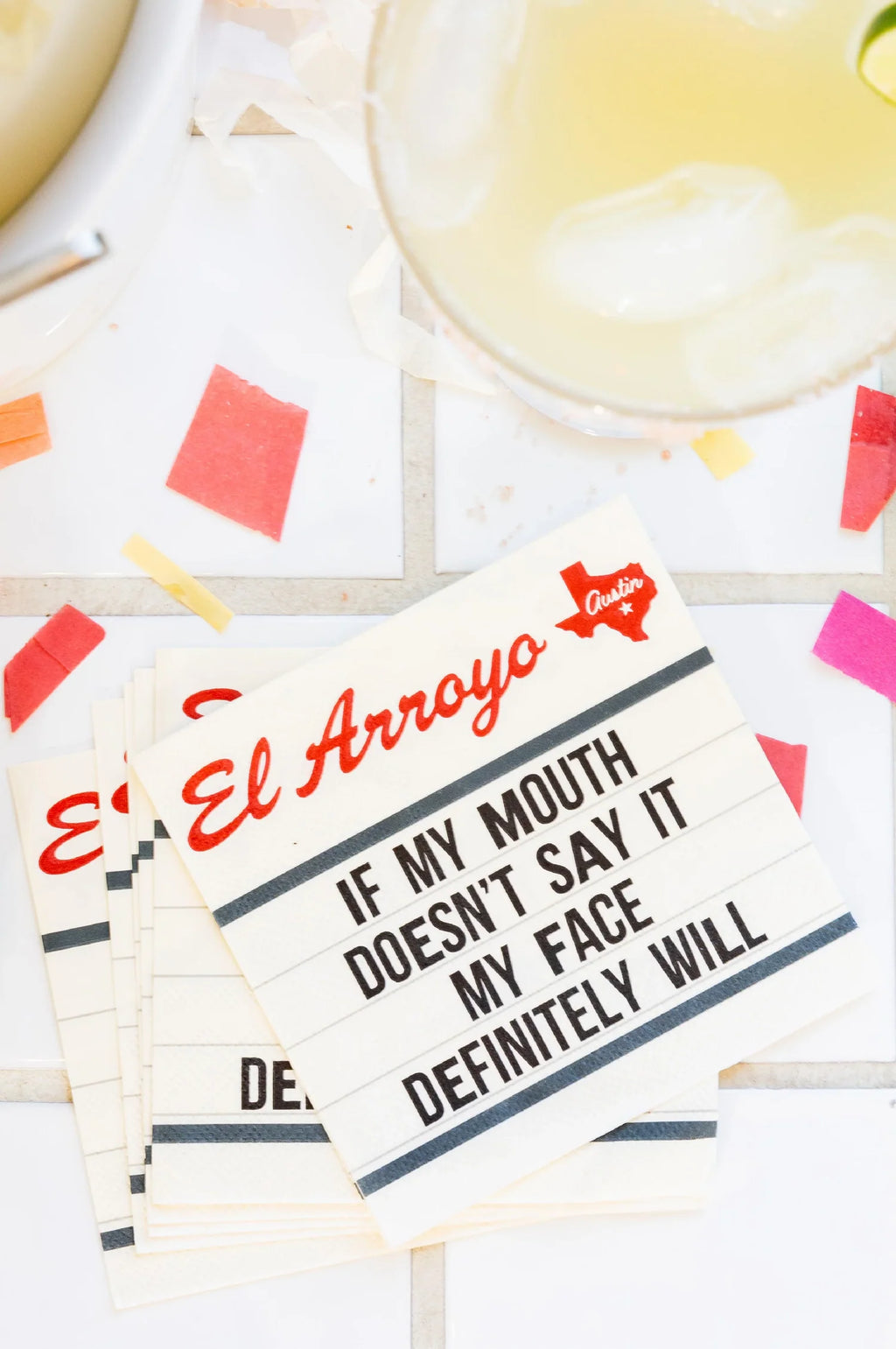 El Arroyo Cocktail Napkins (Set of 25)