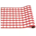 Hester & Cook Red Painted Check Runner - 20"x 25'