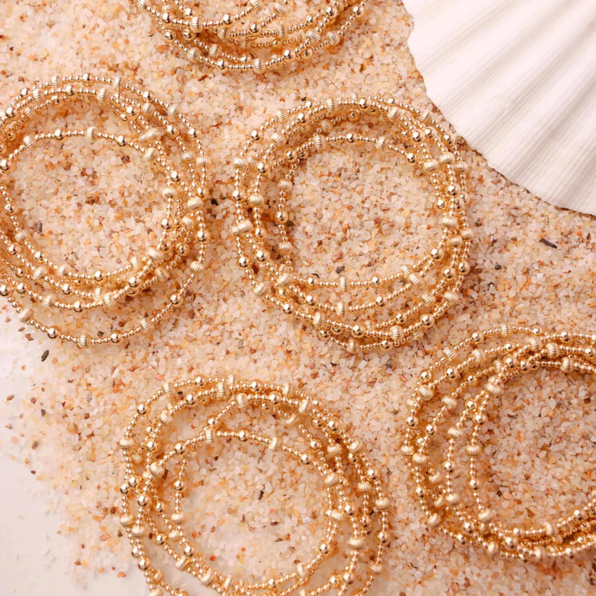 Palmer Fluted Bracelet in Gold