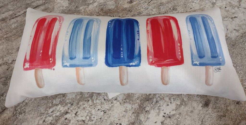 Patriotic Popsicles Pillow