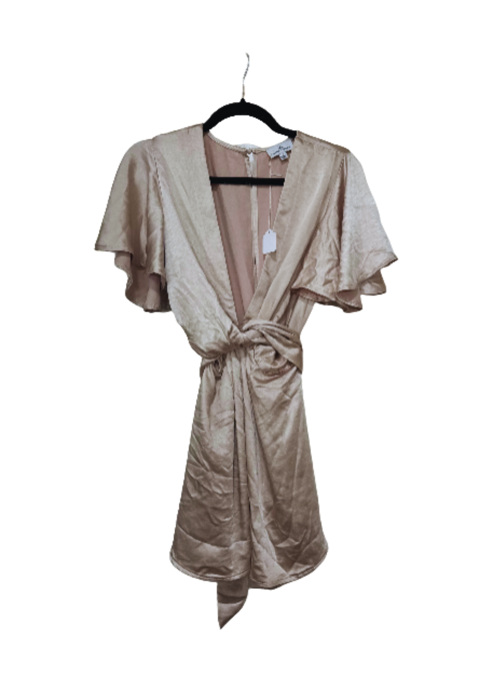 Ruffle Sleeve VNeck Romper