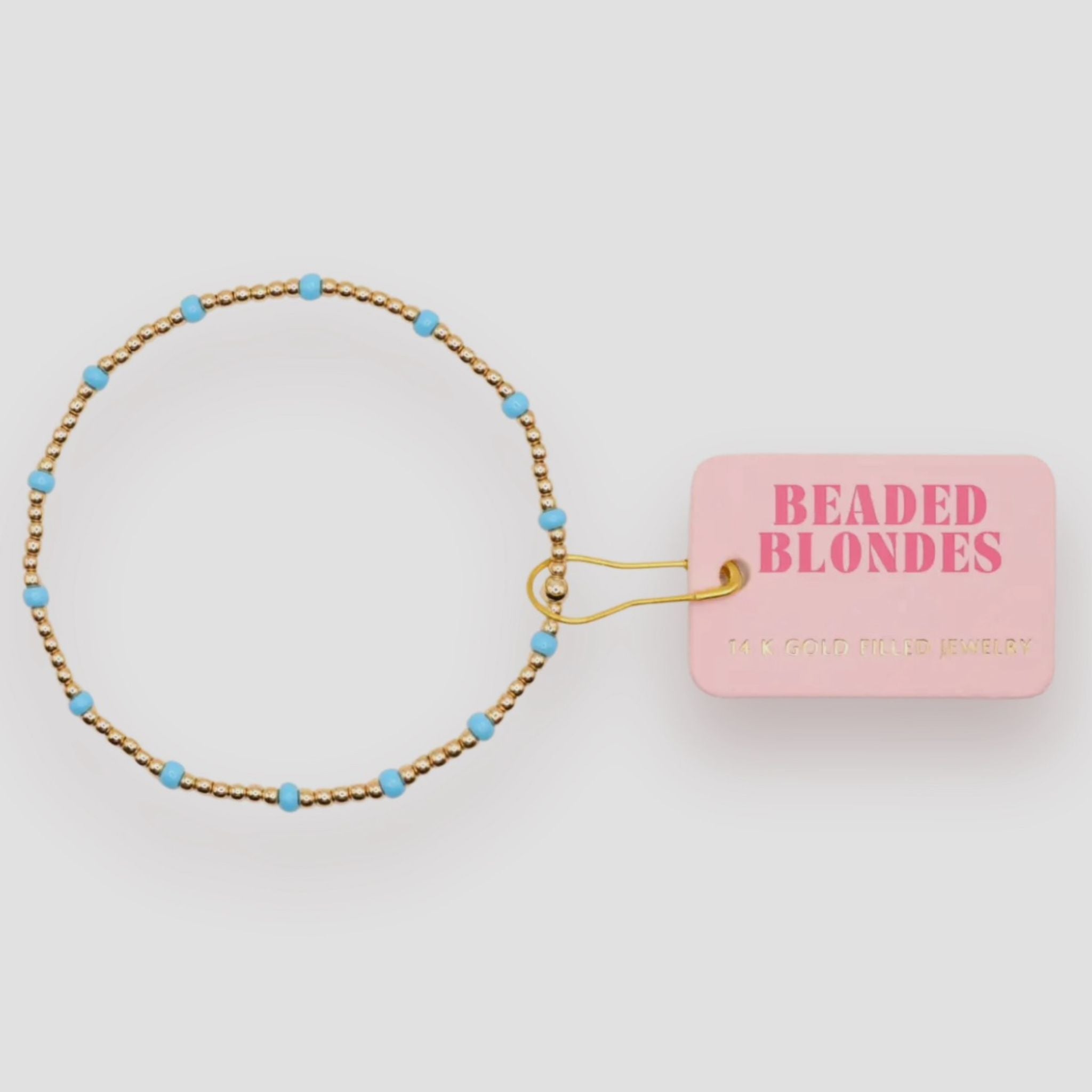 Powder Blue Dainty Poppi Bracelet