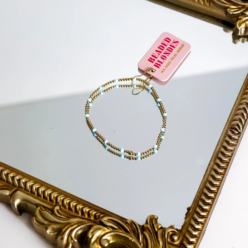 Powder Blue Dainty Poppi Bracelet