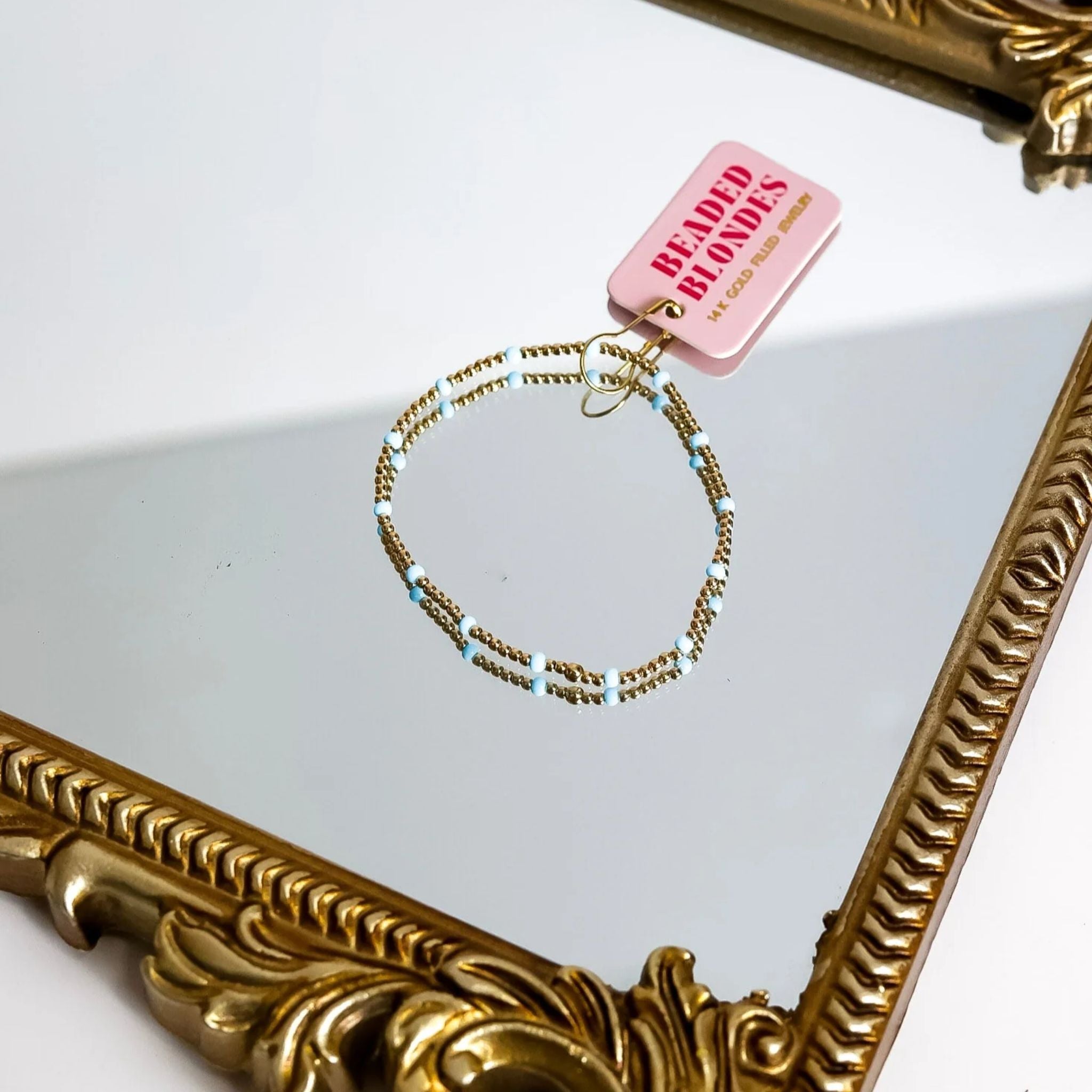 Powder Blue Dainty Poppi Bracelet