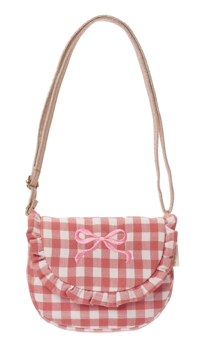 Gingham Bow Purse