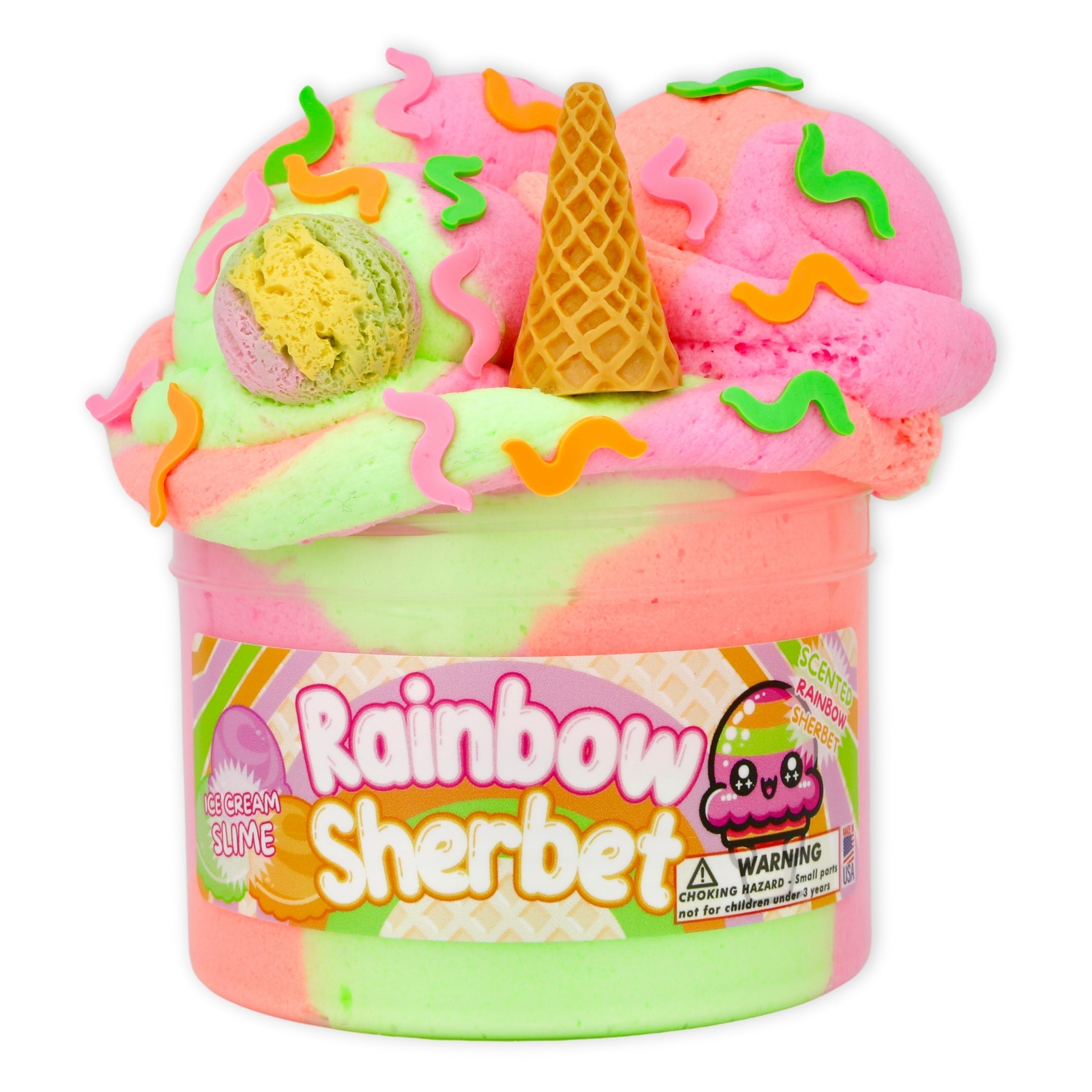 Dope Slime- Rainbow Sherbert