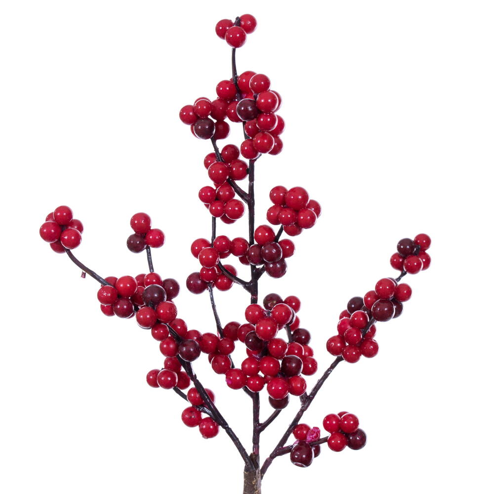 Vickerman Potted Red Berry Tree