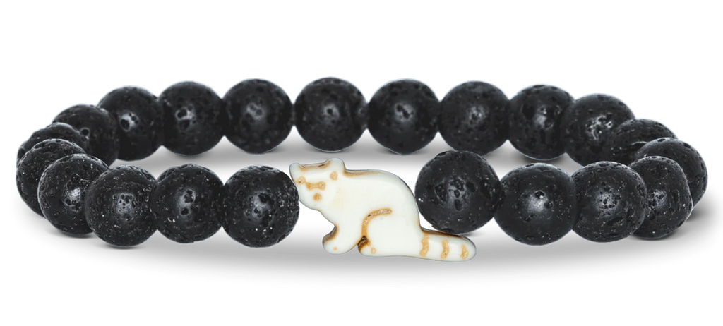 Fahlo-The Dash Lava Stone Bracelet