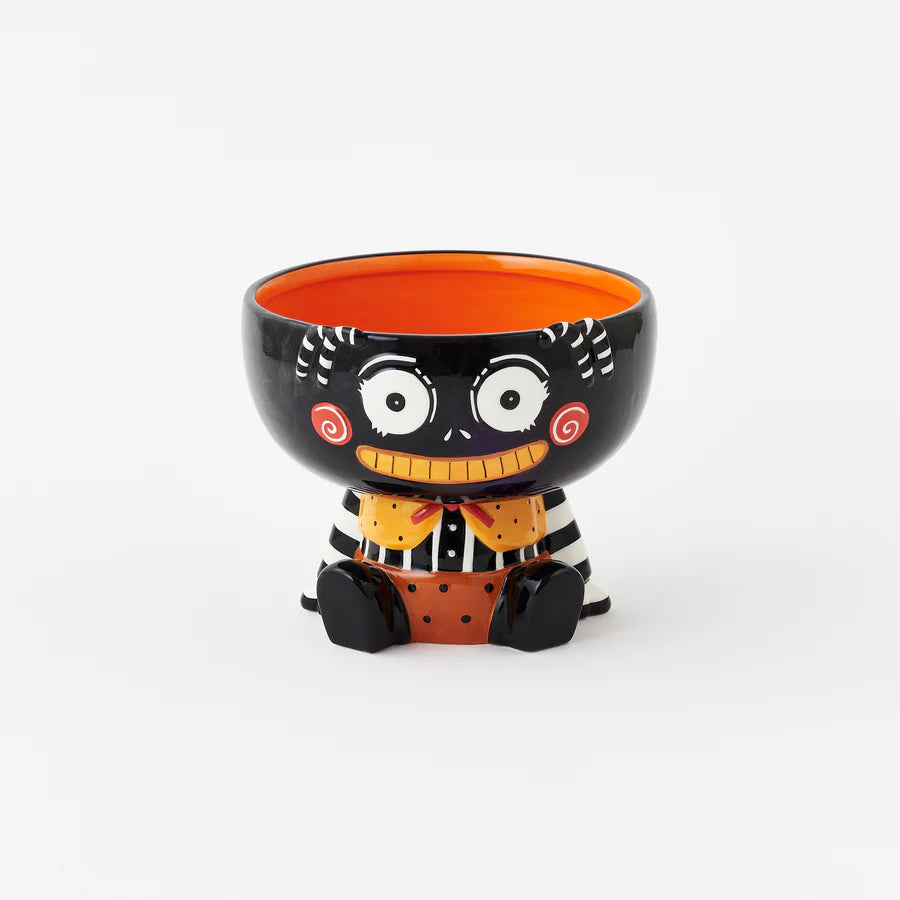 Vintage Character Candy Bowl, Ceramic,  7.75"x9"
