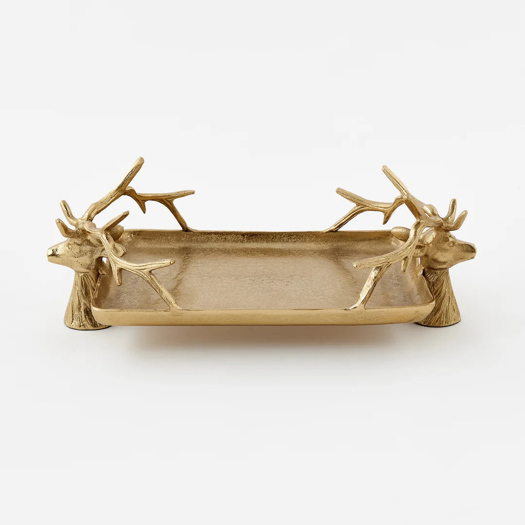 Gold Deer Tray