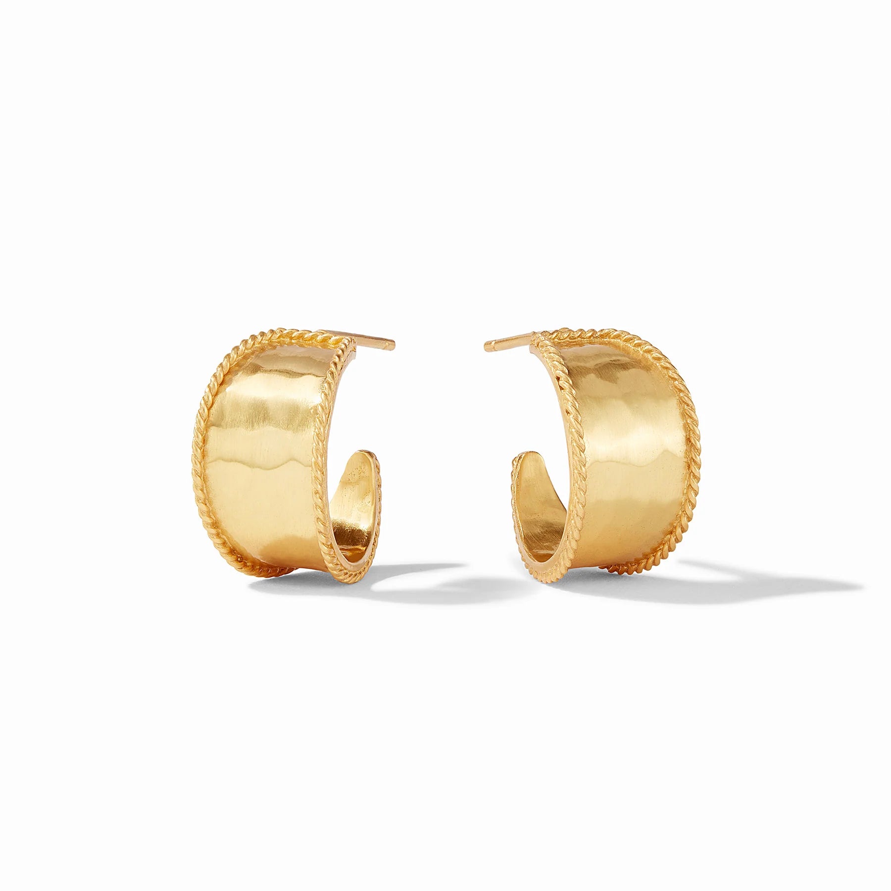 Savoy Hoop Gold Earrings