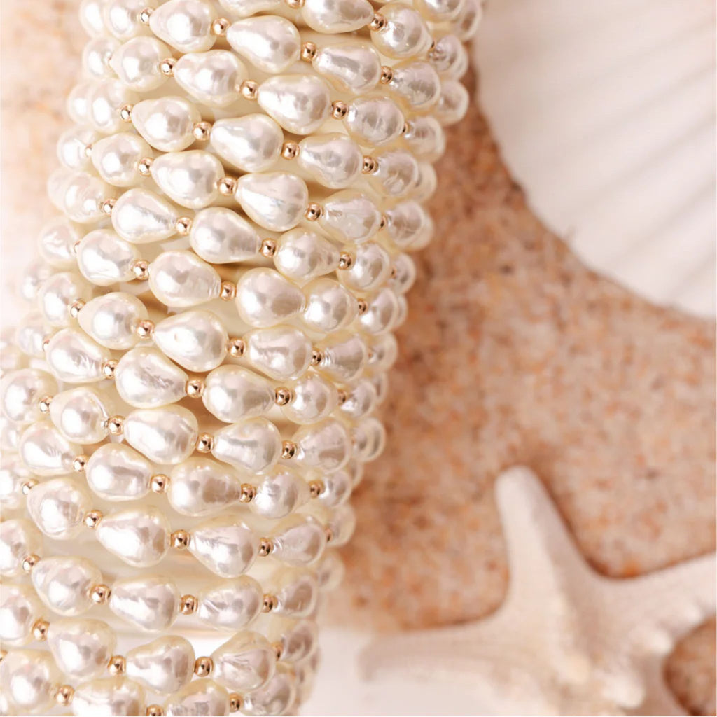 Saylor Pearl Bracelet in Gold