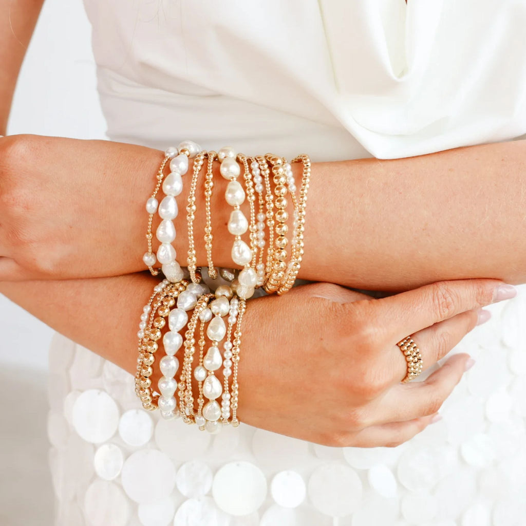Saylor Pearl Bracelet in Gold