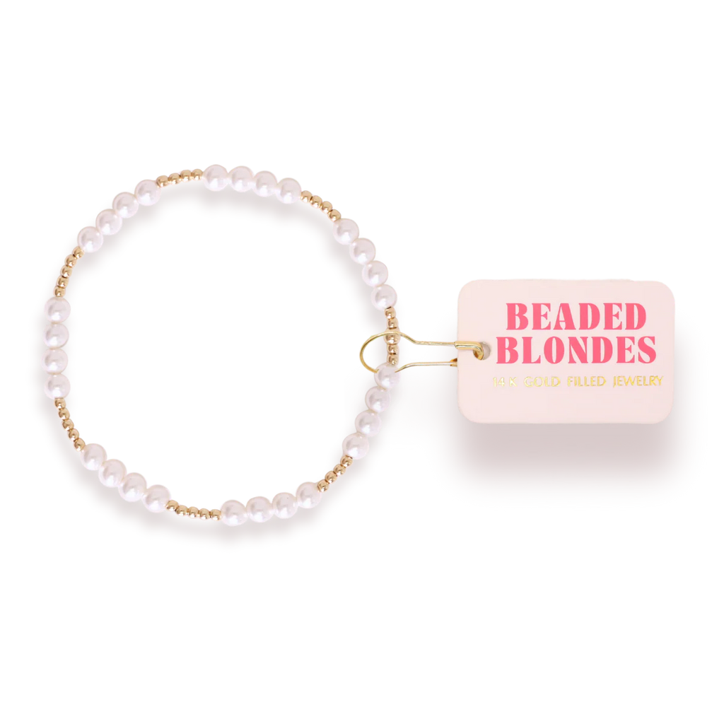 Scottie Bracelet in Gold with Pearl