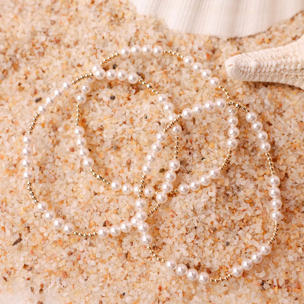 Scottie Bracelet in Gold with Pearl