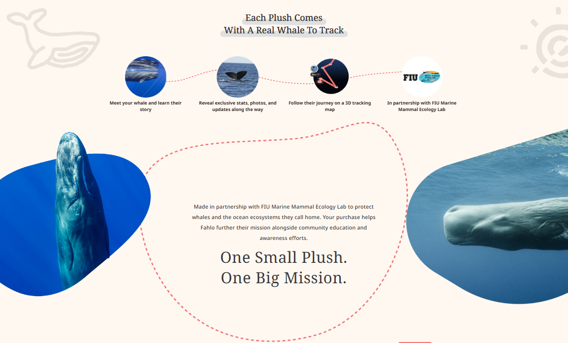 Fahlo-Whale Plush