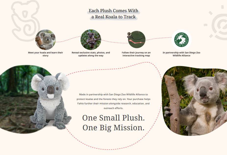 Fahlo-Koala Plush