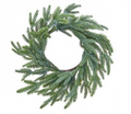 17" REAL TOUCH WNTR MINI FIR CANDLERING 6"ID