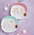 Mint/Pink Papa Noel Plate
