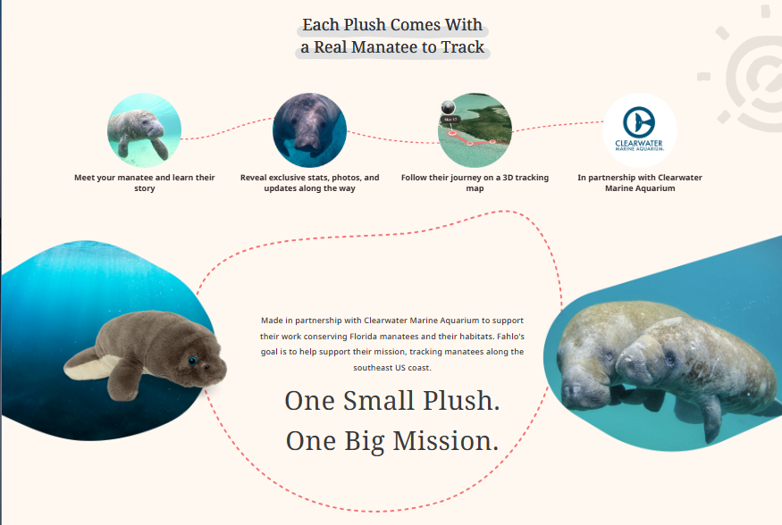 Fahlo-Manatee Plush