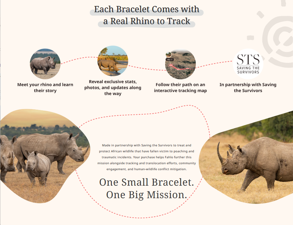 Fahlo-The Charge Savanna Stone Bracelet