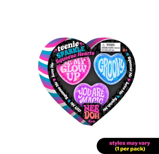 NEEDOH SPARKLE SQUISH HEARTS