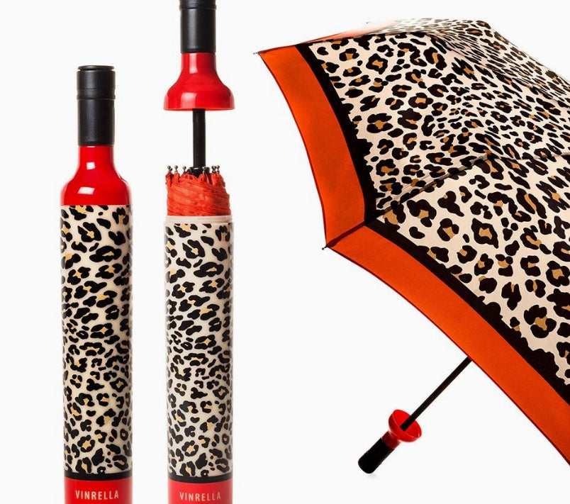 Leopard Print Bottle Umbrella