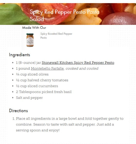 Stonewall Kitchen Pesto