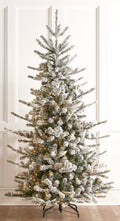 9' Snowy Rocky Mountain Spruce with Brilliant LED Lights