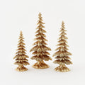 Gold Tree Set of 3 Resin