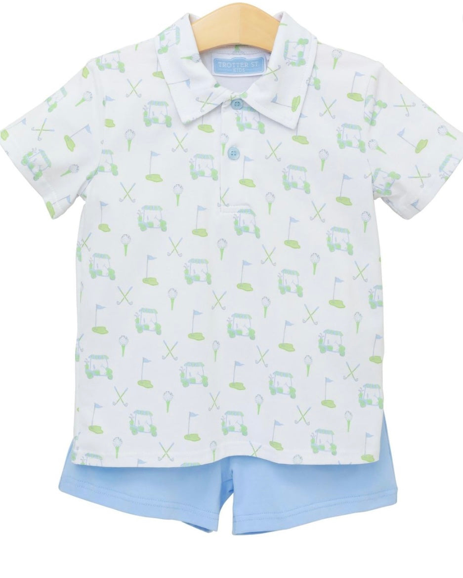 Golf Polo Shirt/Short Set