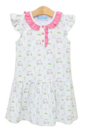 Pink Golf Skirted Dress
