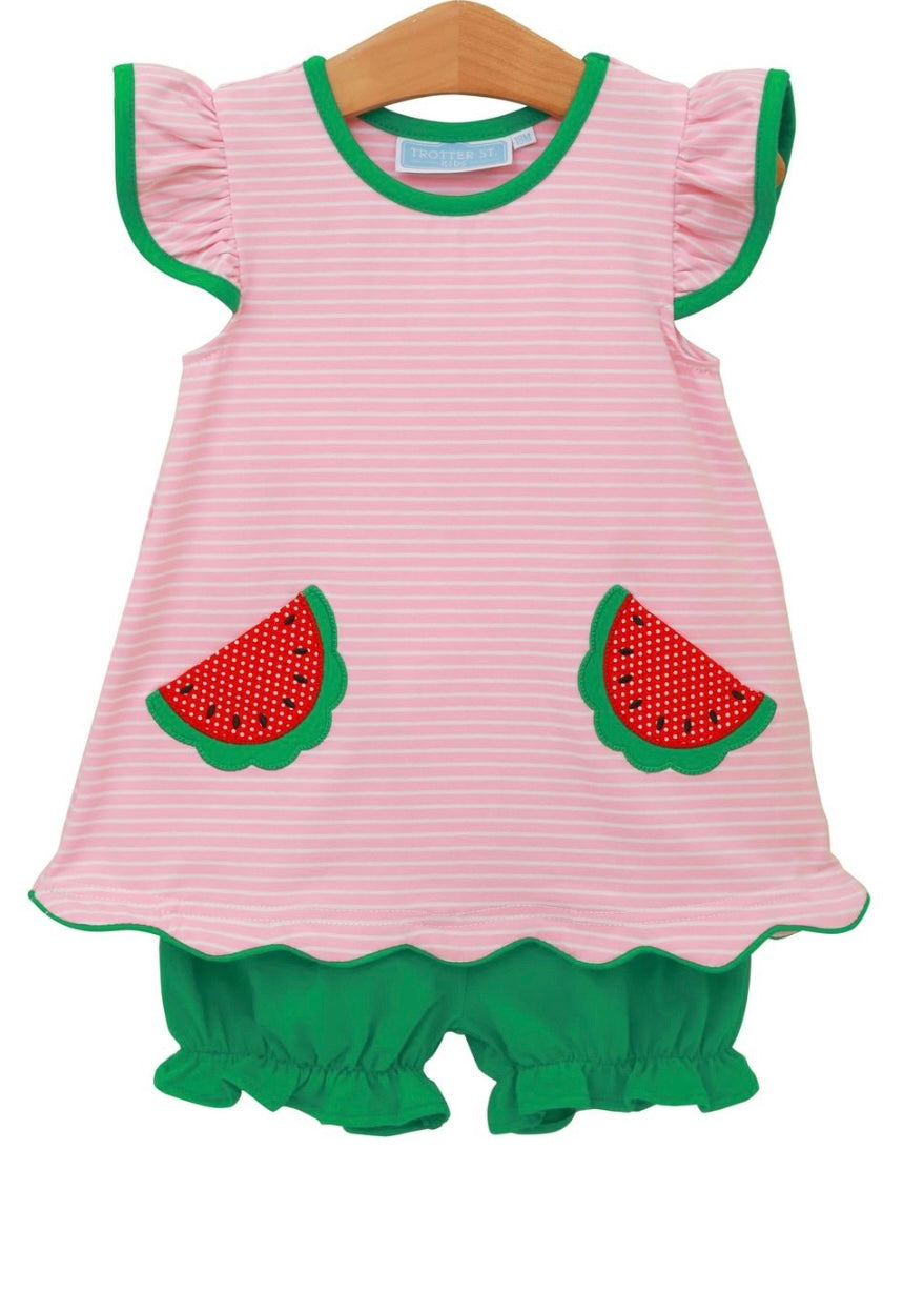 Watermelon Bloomer Set