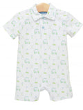 Blue Golf Romper