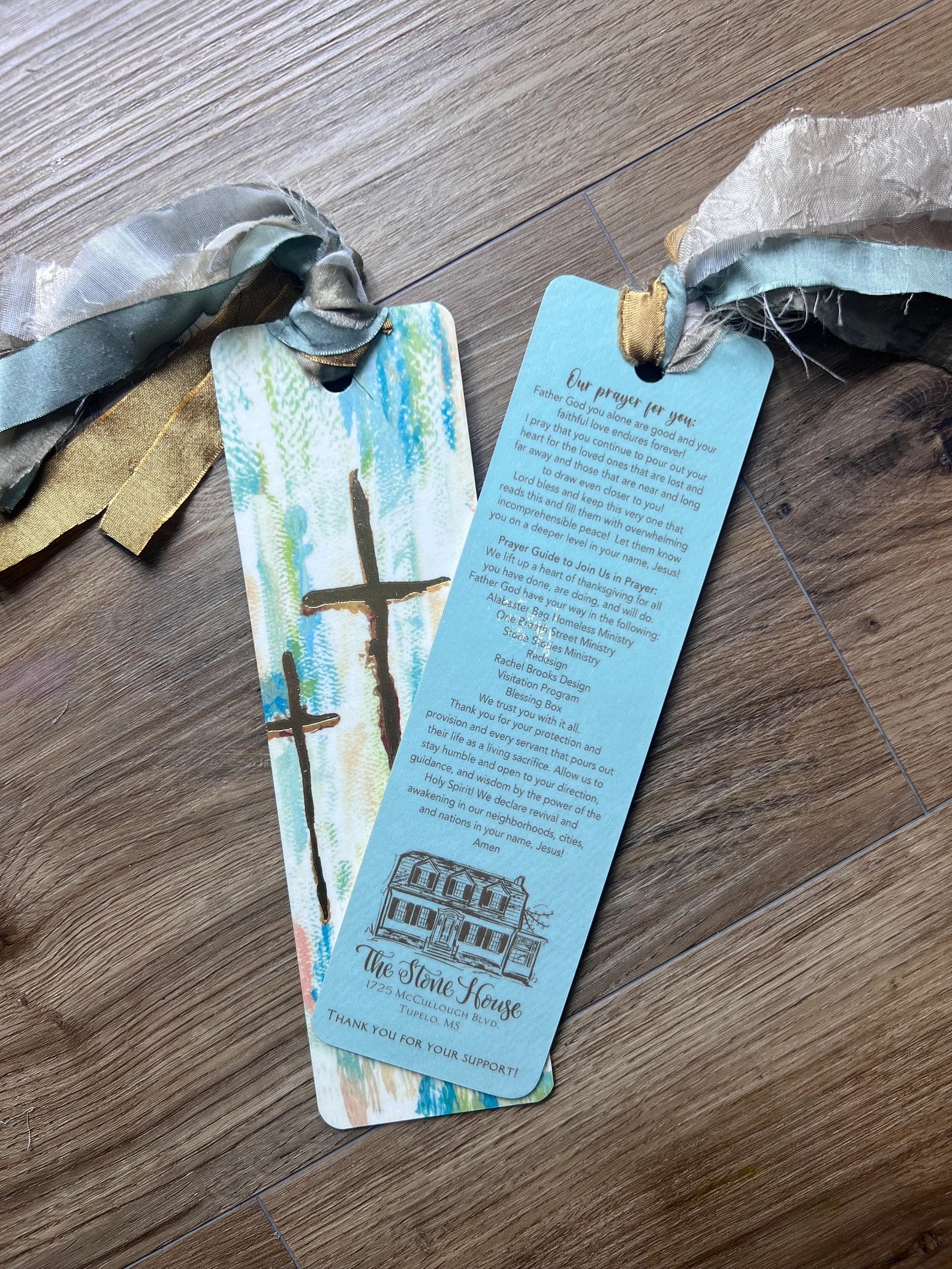 Three Golden Crosses Tassel Bible Bookmark