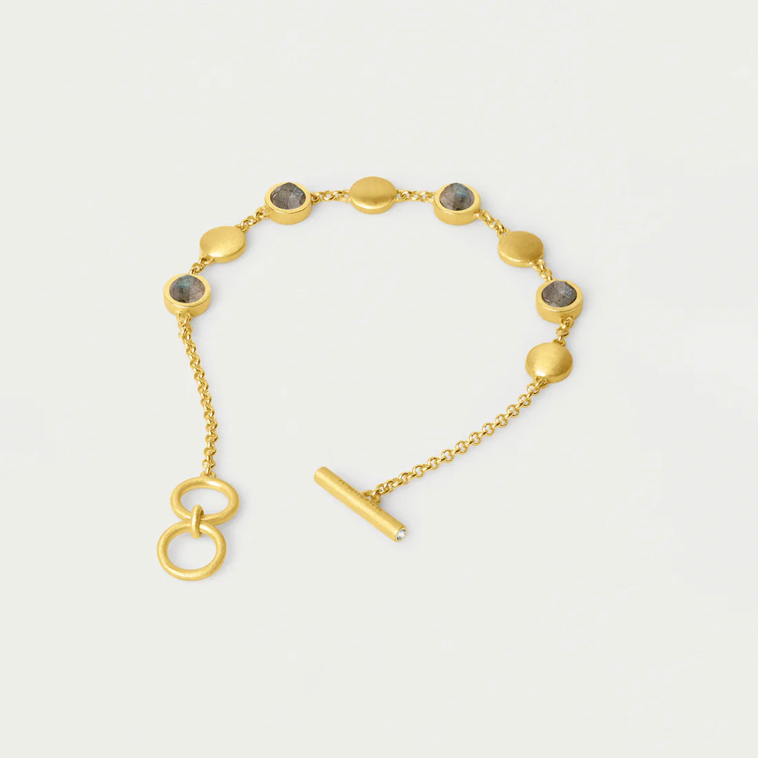 Tulum Chain Bracelet -Gold -Labradorite