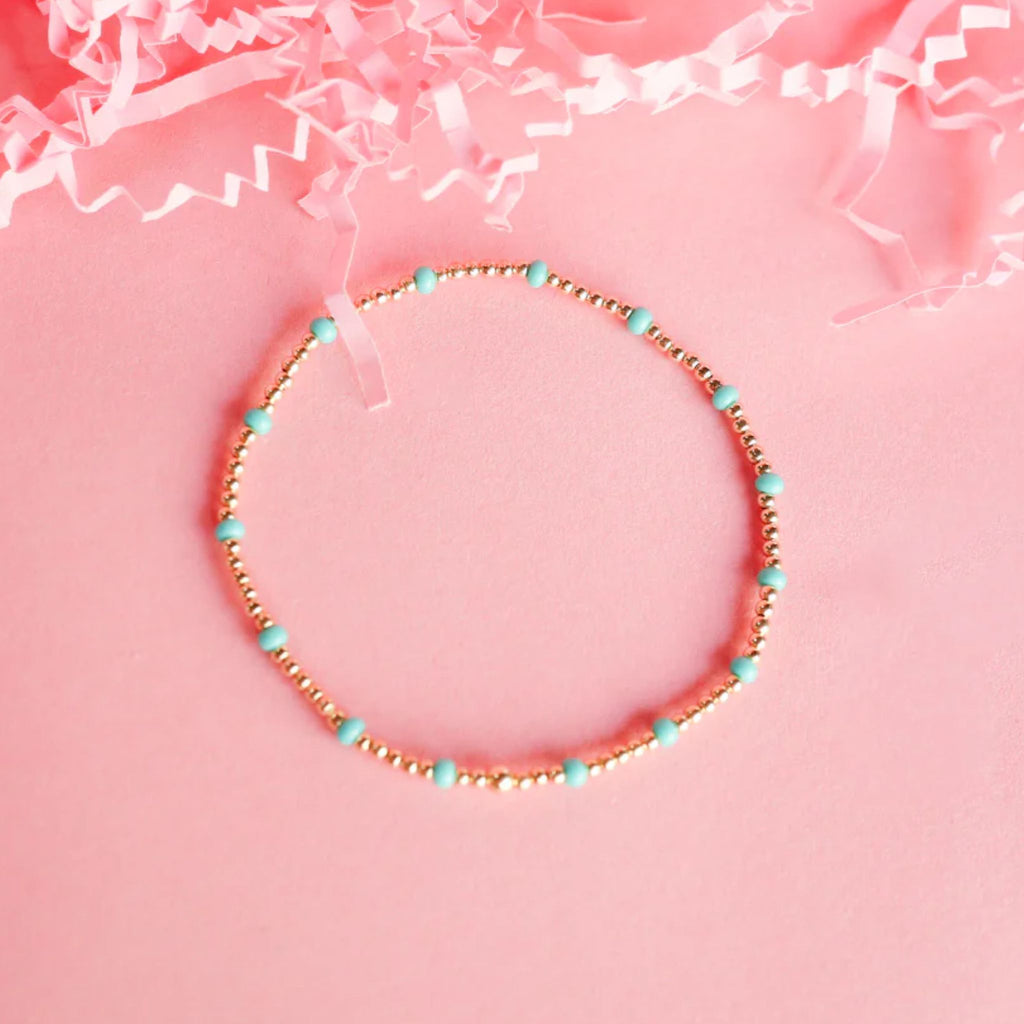 Turquoise Dainty Poppi Bracelet