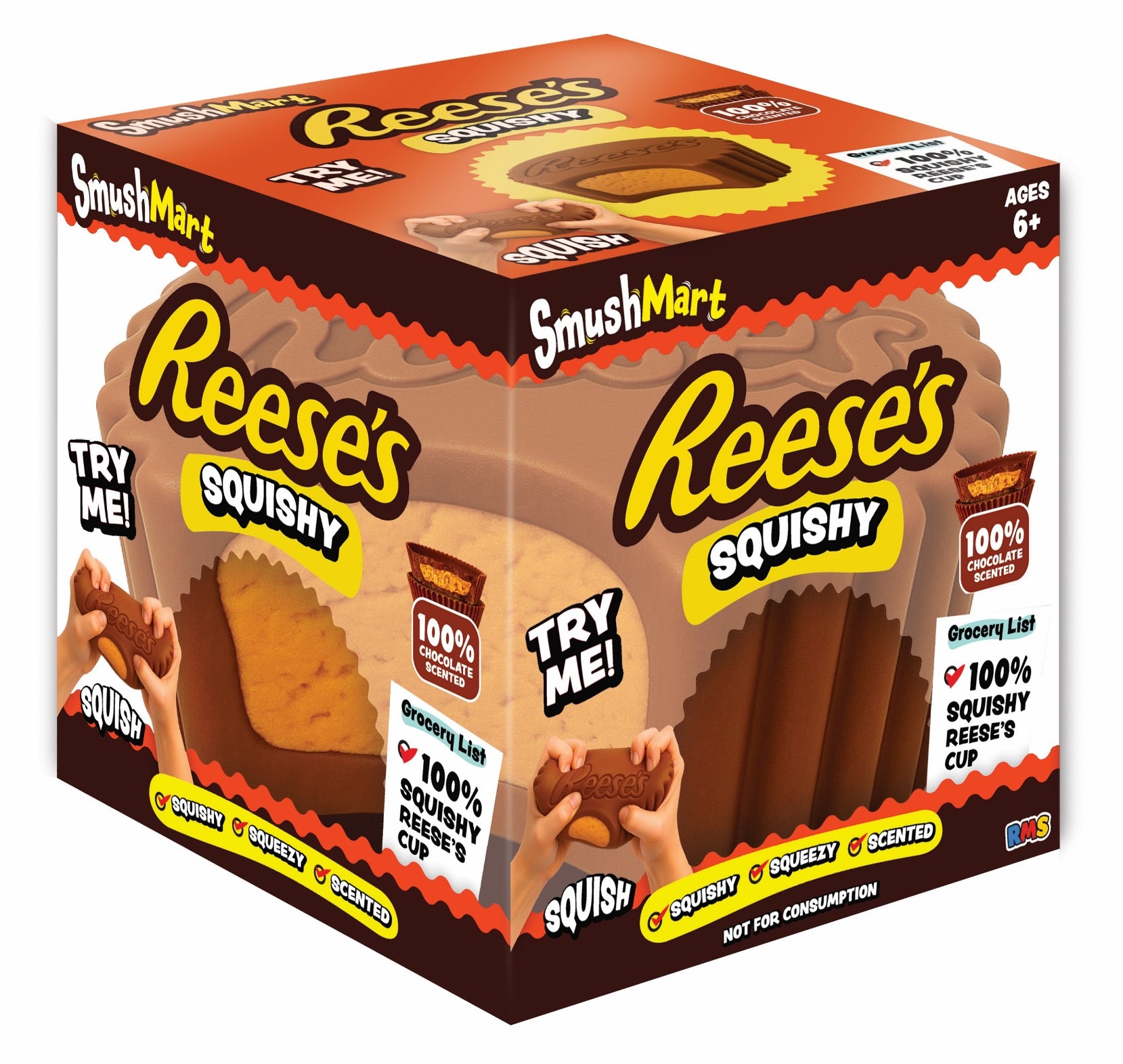 Pre Order-RMS 5" SQUISHY SMUSHMART REESE'S CANDY