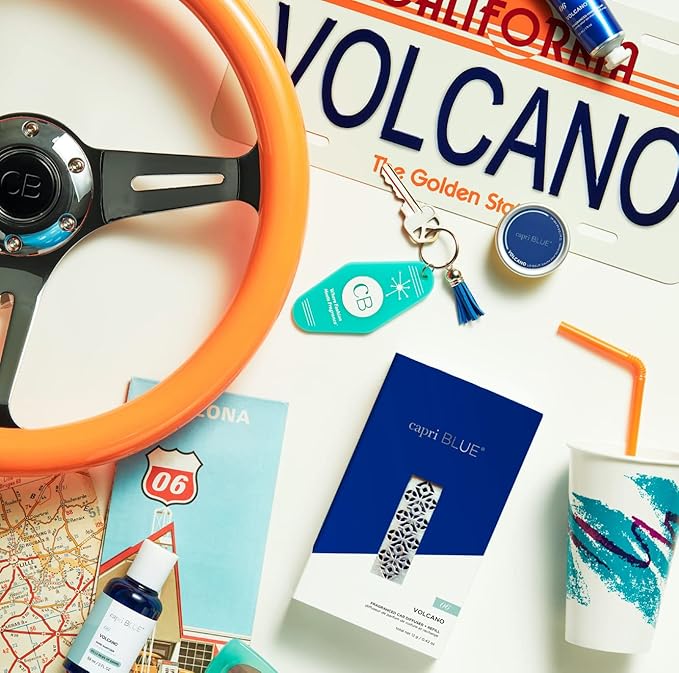 VOLCANO FRAGRANCED CAR DIFFUSER KIT