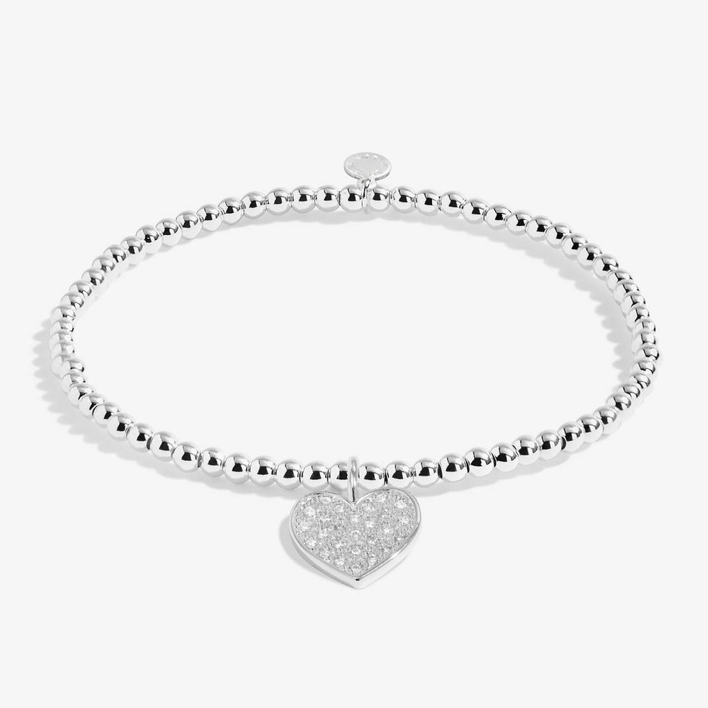Christmas A Little 'In Our Hearts This Christmas And Always' Bracelet In Silver Plating